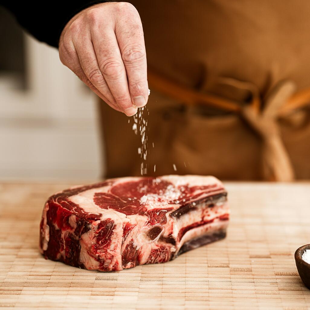 Côte De Boeuf seasoned