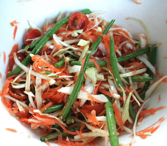 spicy thai slaw