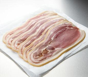raw cured middle bacon 