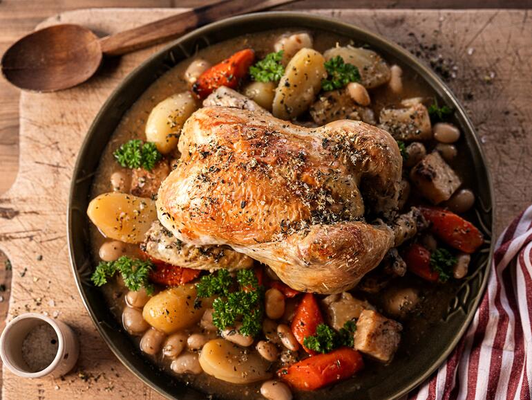 Photograph of How To Cook pot roast chicken French style