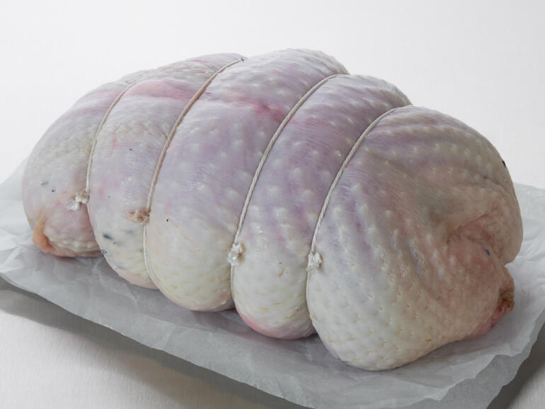 Photograph of How To Cook Stuffed Boneless Turkey Crown With Chestnut, Apricot & Winter Sage