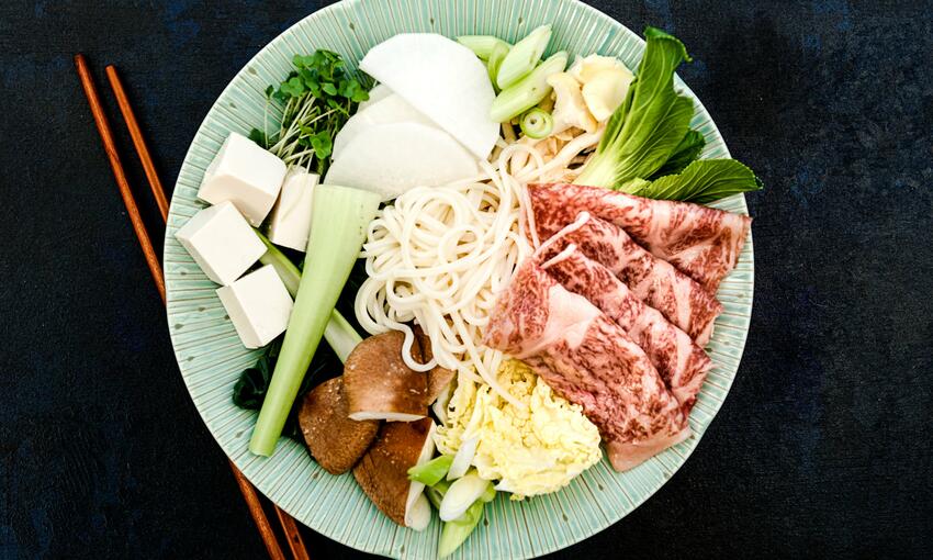 wagyu beef sukiyaki recipe ingredients