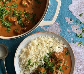 cooked Venison and Paprika Stew