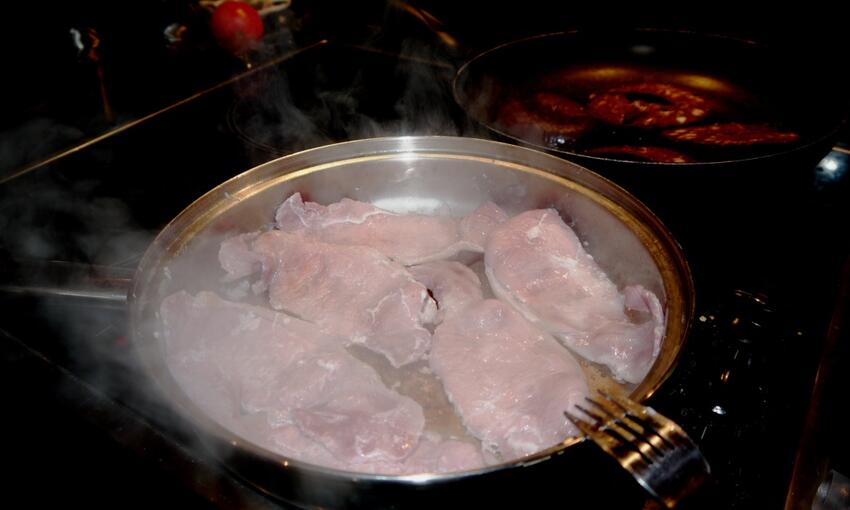 rare breed pork and bacon raw 