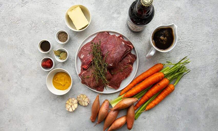 ox cheek in stout with parsnip mash recipe ingredients 