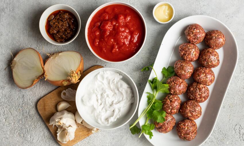 swaledale mutton kofta in tomato masala gravy recipe ingredients