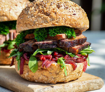 texan flat beef brisket cooked