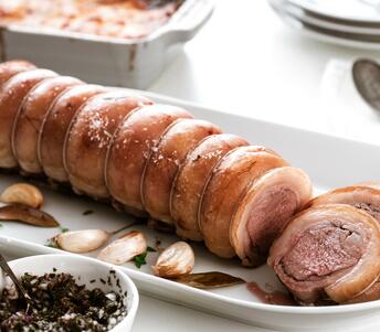 joint of lamb cooked