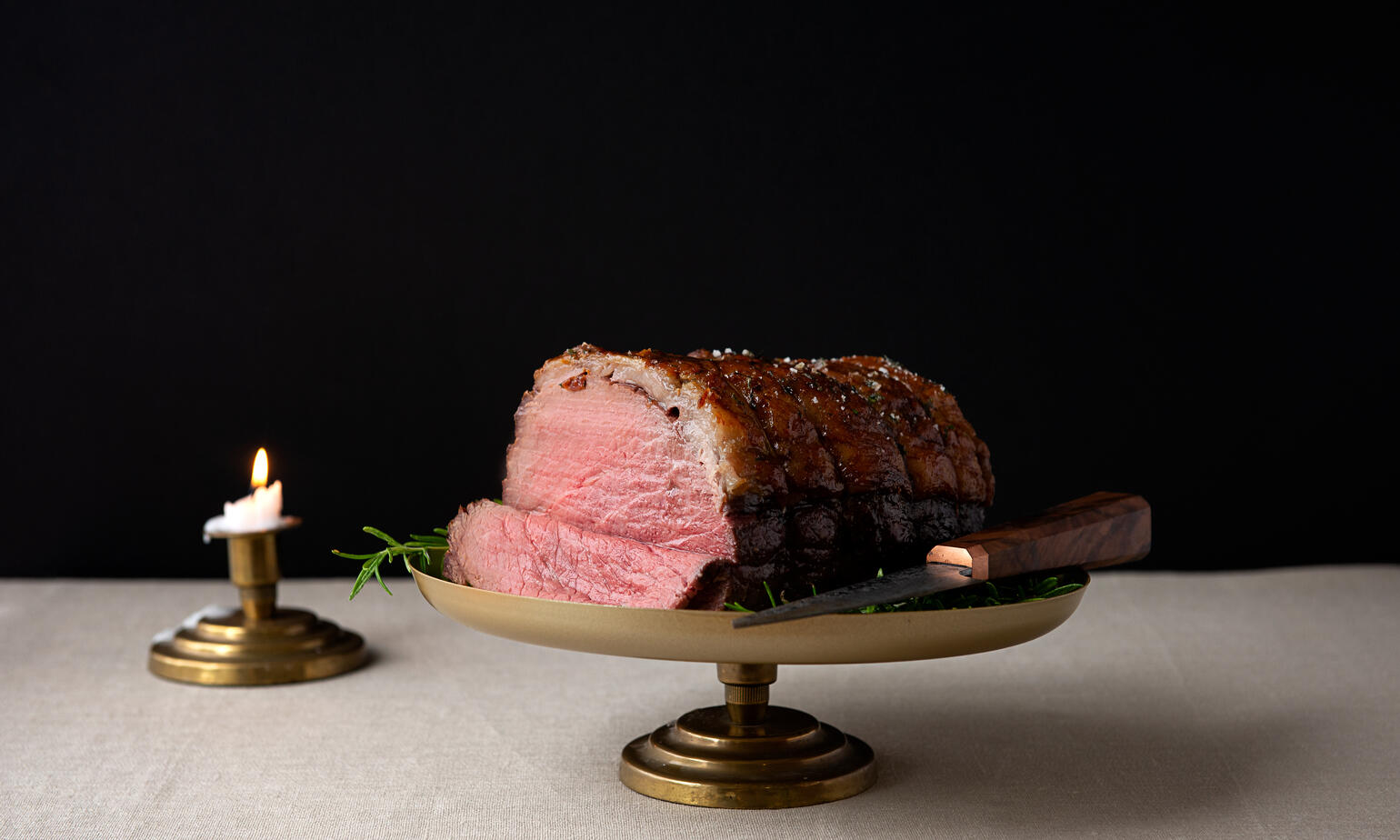 topside roasted beef for dinner 