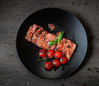 blackened flat iron steak 