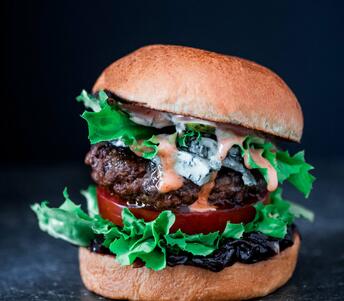 How to make the Blue Cheeseburger