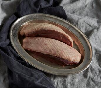 free range goose breast raw 