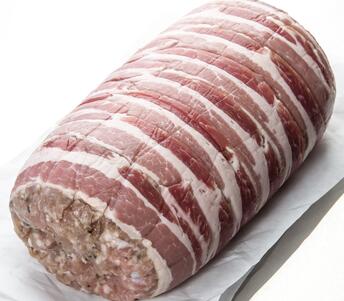 raw veal and pork meatloaf
