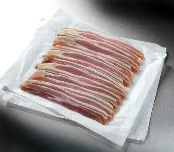 dry cured streaky bacon