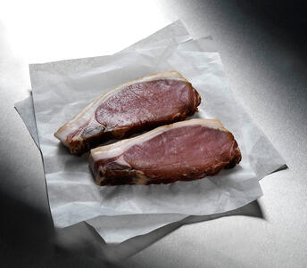black nidderdale bacon steaks
