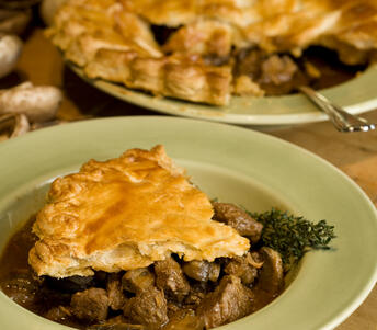 yorkshire beef and ale pie 