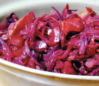 spiced red cabbage 
