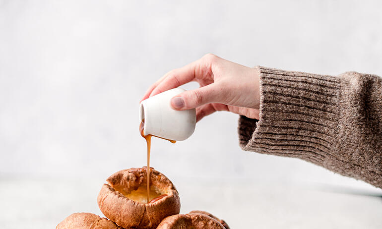 pudding on national yorkshire pudding day 